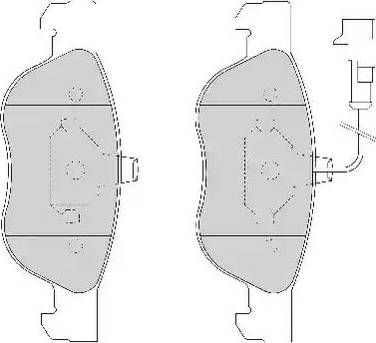 Duron DBP231056 - Kit de plaquettes de frein, frein à disque cwaw.fr