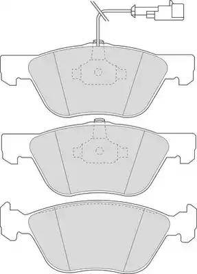 Duron DBP231052 - Kit de plaquettes de frein, frein à disque cwaw.fr