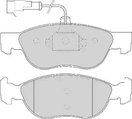 Duron DBP231137 - Kit de plaquettes de frein, frein à disque cwaw.fr