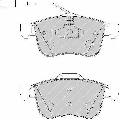 Duron DBP231805 - Kit de plaquettes de frein, frein à disque cwaw.fr