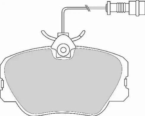 Duron DBP220415 - Kit de plaquettes de frein, frein à disque cwaw.fr