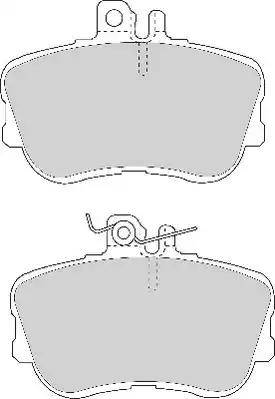 Duron DBP220854 - Kit de plaquettes de frein, frein à disque cwaw.fr