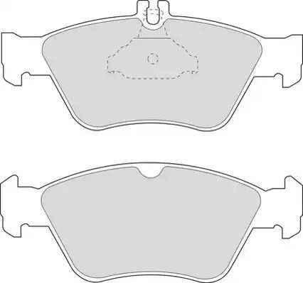 Duron DBP221049 - Kit de plaquettes de frein, frein à disque cwaw.fr