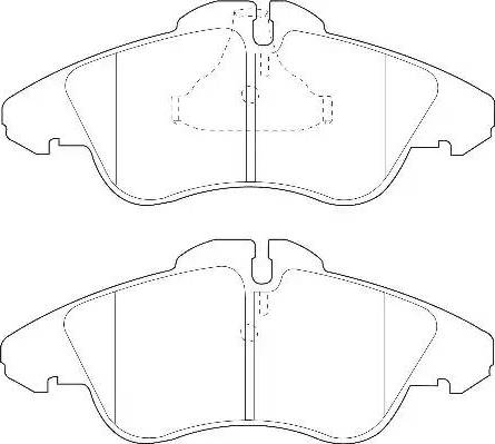 Duron DBP221038 - Kit de plaquettes de frein, frein à disque cwaw.fr