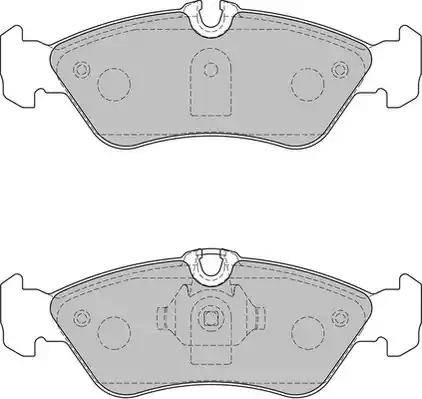 Duron DBP221876 - Kit de plaquettes de frein, frein à disque cwaw.fr