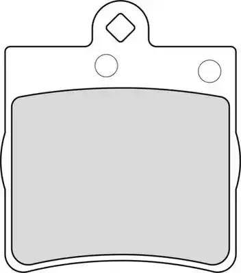 Duron DBP221311 - Kit de plaquettes de frein, frein à disque cwaw.fr