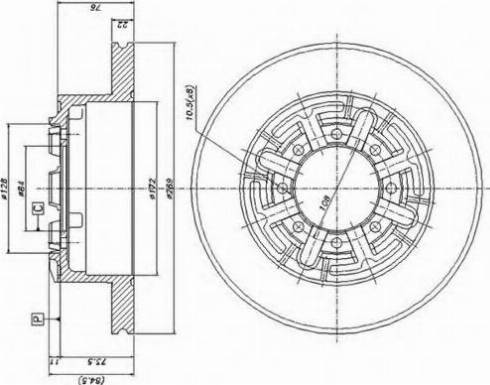 Duron DCR140A - Disque de frein cwaw.fr