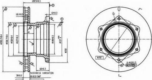 Duron DCR164A - Disque de frein cwaw.fr