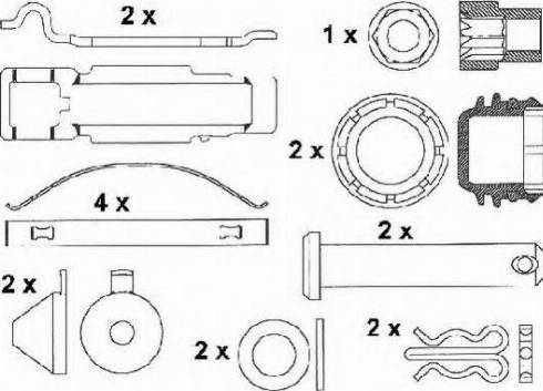 Duron DCV1275BFE - Kit de plaquettes de frein, frein à disque cwaw.fr