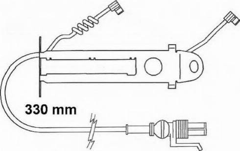 Duron FAI152 - Contact d'avertissement, usure des plaquettes de frein cwaw.fr