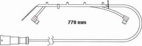 Duron FAI174 - Contact d'avertissement, usure des plaquettes de frein cwaw.fr