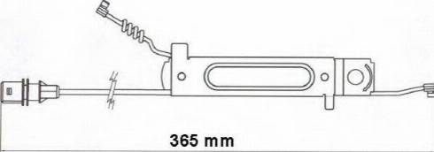 Duron FAI175 - Contact d'avertissement, usure des plaquettes de frein cwaw.fr