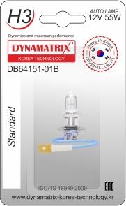 Dynamatrix DB64151-01B - Ampoule, projecteur principal cwaw.fr