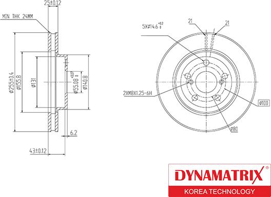 Dynamatrix DBD620 - Disque de frein cwaw.fr