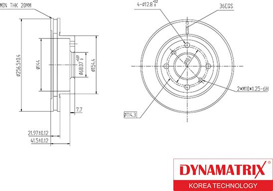 Dynamatrix DBD260 - Disque de frein cwaw.fr