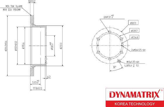 Dynamatrix DBD715 - Disque de frein cwaw.fr