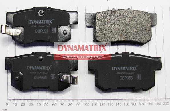 Dynamatrix DBP956 - Kit de plaquettes de frein, frein à disque cwaw.fr