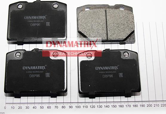 Dynamatrix DBP96 - Kit de plaquettes de frein, frein à disque cwaw.fr