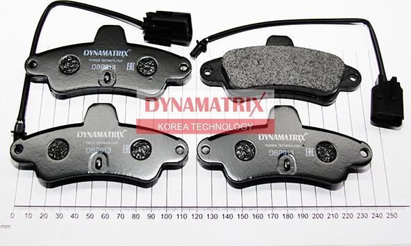 Dynamatrix DBP913 - Kit de plaquettes de frein, frein à disque cwaw.fr