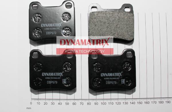 Dynamatrix DBP979 - Kit de plaquettes de frein, frein à disque cwaw.fr