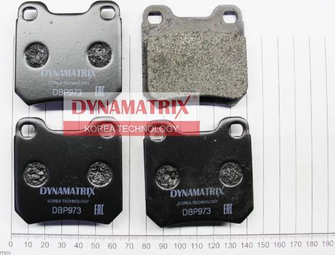 Dynamatrix DBP973 - Kit de plaquettes de frein, frein à disque cwaw.fr