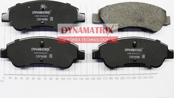 Dynamatrix DBP4066 - Kit de plaquettes de frein, frein à disque cwaw.fr