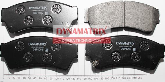 Dynamatrix DBP4062 - Kit de plaquettes de frein, frein à disque cwaw.fr