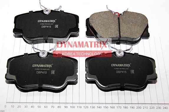 Dynamatrix DBP415 - Kit de plaquettes de frein, frein à disque cwaw.fr