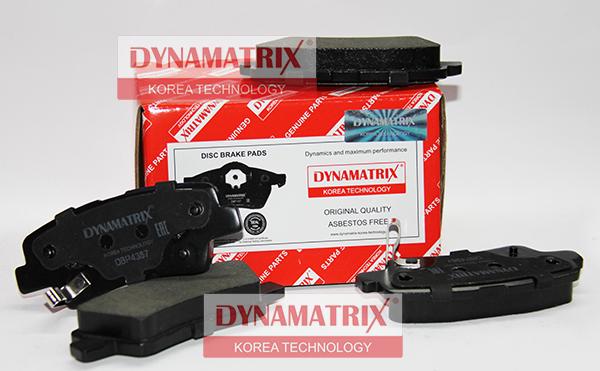 Dynamatrix DBP4387 - Kit de plaquettes de frein, frein à disque cwaw.fr