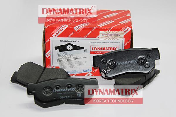 Dynamatrix DBP4247 - Kit de plaquettes de frein, frein à disque cwaw.fr