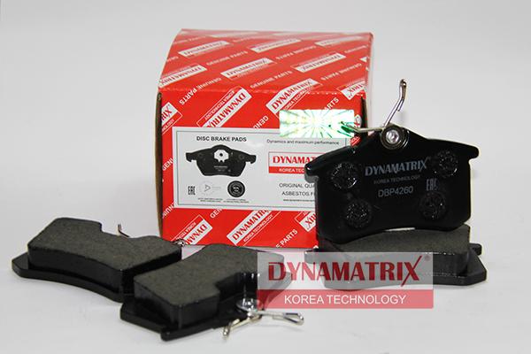 Dynamatrix DBP4260 - Kit de plaquettes de frein, frein à disque cwaw.fr