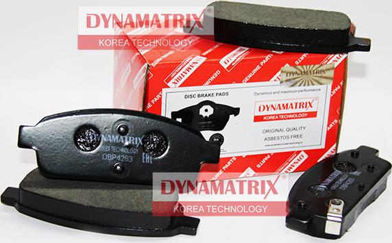 Dynamatrix DBP4263 - Kit de plaquettes de frein, frein à disque cwaw.fr