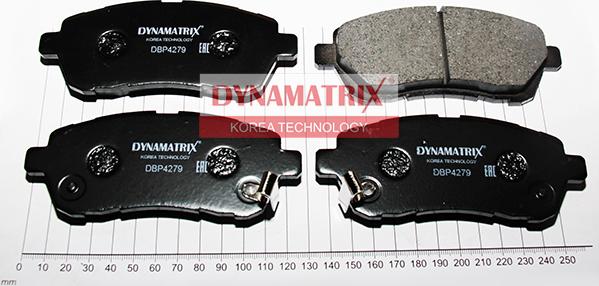 Dynamatrix DBP4279 - Kit de plaquettes de frein, frein à disque cwaw.fr