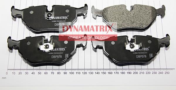 Dynamatrix DBP578 - Kit de plaquettes de frein, frein à disque cwaw.fr