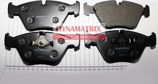 Dynamatrix DBP577 - Kit de plaquettes de frein, frein à disque cwaw.fr