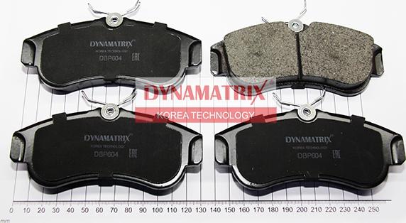 Dynamatrix DBP604 - Kit de plaquettes de frein, frein à disque cwaw.fr