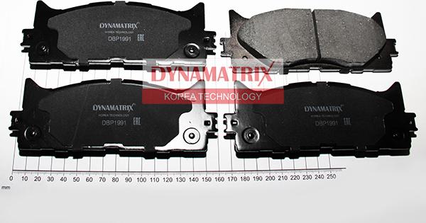 Dynamatrix DBP1991 - Kit de plaquettes de frein, frein à disque cwaw.fr