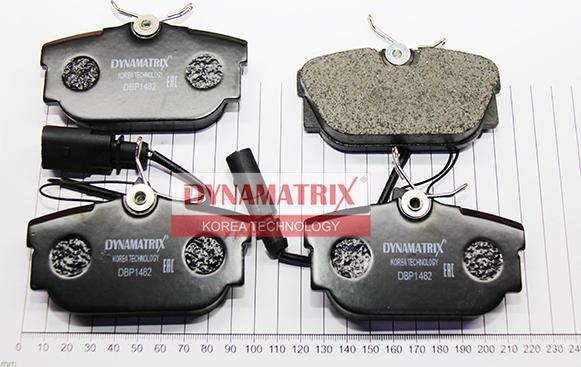 Dynamatrix DBP1482 - Kit de plaquettes de frein, frein à disque cwaw.fr