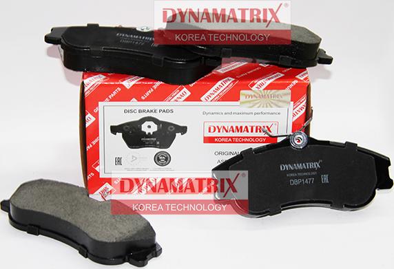 Dynamatrix DBP1477 - Kit de plaquettes de frein, frein à disque cwaw.fr