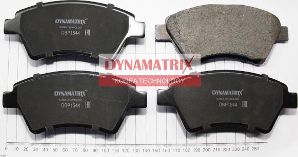 Dynamatrix DBP1544 - Kit de plaquettes de frein, frein à disque cwaw.fr