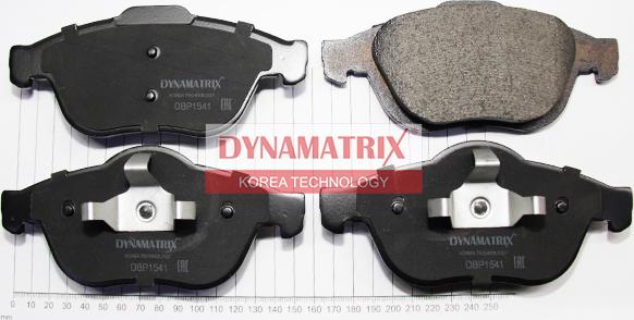 Dynamatrix DBP1541 - Kit de plaquettes de frein, frein à disque cwaw.fr