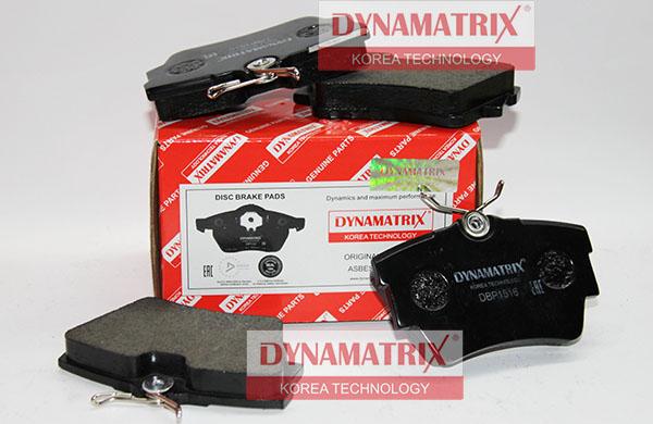 Dynamatrix DBP1516 - Kit de plaquettes de frein, frein à disque cwaw.fr