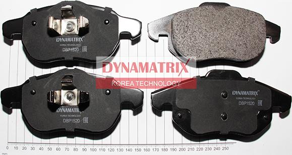 Dynamatrix DBP1520 - Kit de plaquettes de frein, frein à disque cwaw.fr