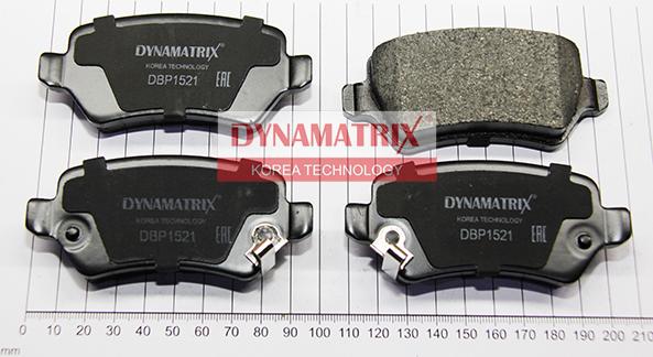 Dynamatrix DBP1521 - Kit de plaquettes de frein, frein à disque cwaw.fr