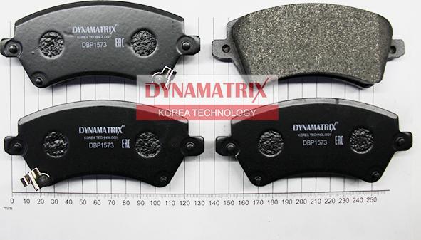 Dynamatrix DBP1573 - Kit de plaquettes de frein, frein à disque cwaw.fr