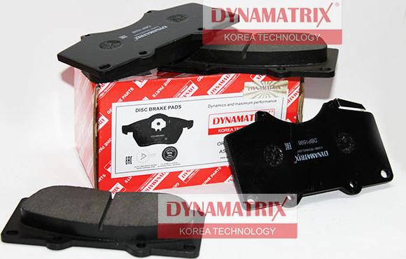 Dynamatrix DBP1698 - Kit de plaquettes de frein, frein à disque cwaw.fr