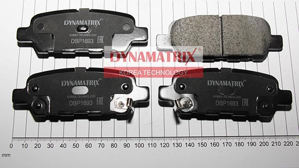 Dynamatrix DBP1693 - Kit de plaquettes de frein, frein à disque cwaw.fr