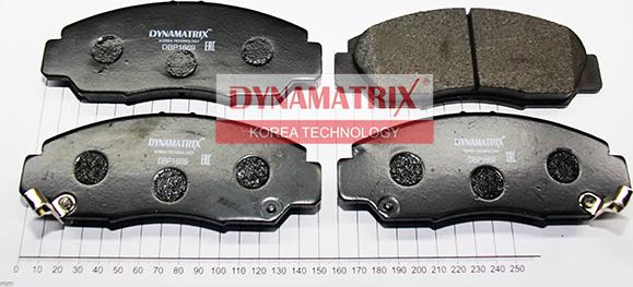 Dynamatrix DBP1669 - Kit de plaquettes de frein, frein à disque cwaw.fr