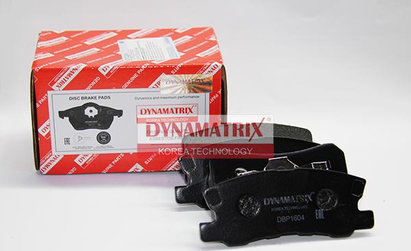 Dynamatrix DBP1604 - Kit de plaquettes de frein, frein à disque cwaw.fr