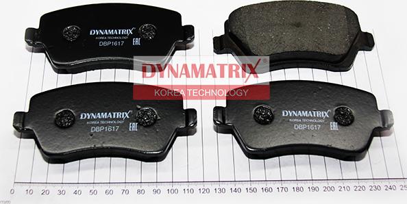 Dynamatrix DBP1617 - Kit de plaquettes de frein, frein à disque cwaw.fr